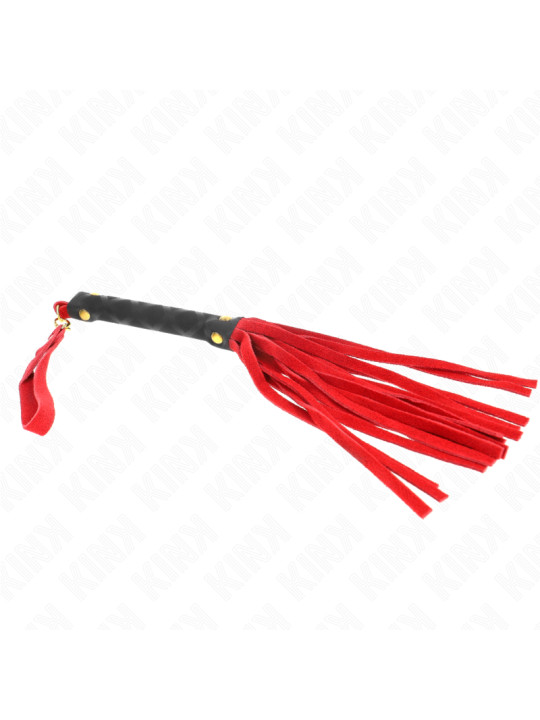 LÁTIGO MINI PIEL DE ANTE ROJO KINK 30 CM DE LA MARCA KINK IMPACT & TOUCH