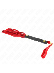 LÁTIGO MINI PIEL DE ANTE ROJO KINK 30 CM DE LA MARCA KINK IMPACT & TOUCH