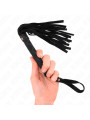 LÁTIGO MINI PIEL DE ANTE NEGRO 30 CM - KINK BDSM DE LA MARCA KINK IMPACT & TOUCH