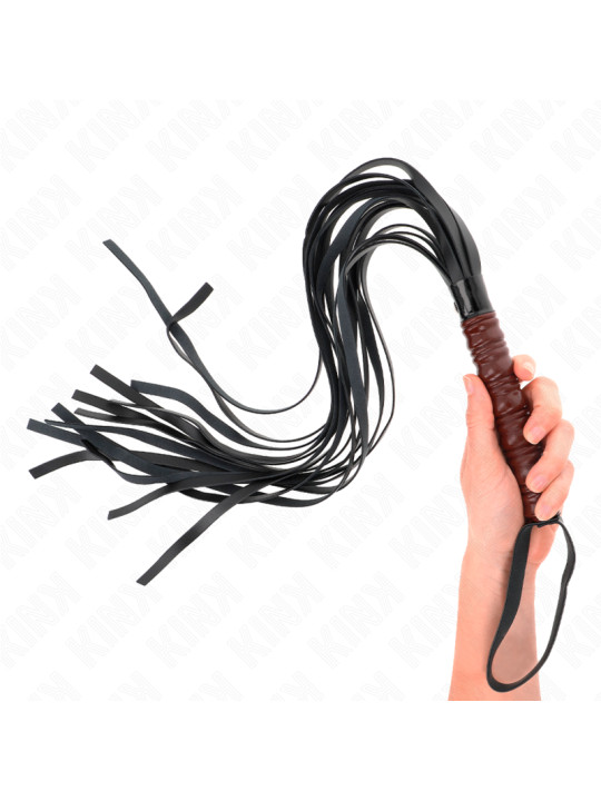 LÁTIGO DE CAOBA KINK 53 CM - BDSM Y PLACER DE LA MARCA KINK IMPACT & TOUCH