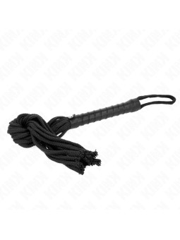 LÁTIGO DE CUERDA NEGRO KINK 56 CM BDSM DE LA MARCA KINK IMPACT & TOUCH