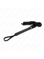 LÁTIGO DE CUERDA NEGRO KINK 56 CM BDSM DE LA MARCA KINK IMPACT & TOUCH