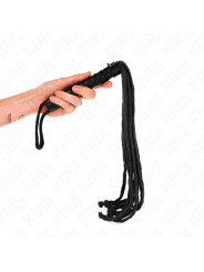 LÁTIGO DE CUERDA NEGRO KINK 56 CM BDSM DE LA MARCA KINK IMPACT & TOUCH