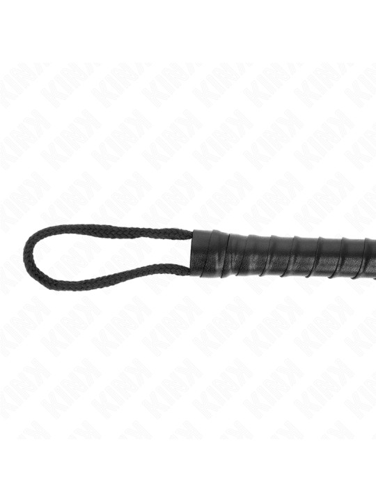 LÁTIGO DE CUERDA NEGRO KINK 56 CM BDSM DE LA MARCA KINK IMPACT & TOUCH