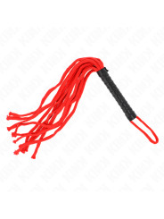 LÁTIGO DE CUERDA ROJO KINK 56 CM BDSM DE LA MARCA KINK IMPACT & TOUCH