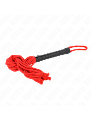 LÁTIGO DE CUERDA ROJO KINK 56 CM BDSM DE LA MARCA KINK IMPACT & TOUCH