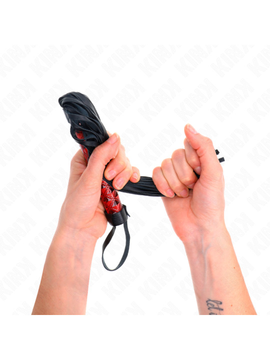 LÁTIGO DE CUERO CON PATRÓN DIAMANTE 40 CM KINK DE LA MARCA KINK IMPACT & TOUCH