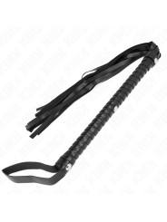 LÁTIGO KINK DE CUERO CON MANGO LARGO 60 CM DE LA MARCA KINK IMPACT & TOUCH