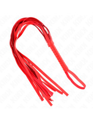 LÁTIGO ROJO KINK 70 CM - MANGO CORTO Y COLA LARGA DE LA MARCA KINK IMPACT & TOUCH