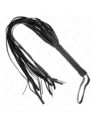 LÁTIGO BDSM KINK COLA LARGA MANGO CORTO NEGRO 70CM DE LA MARCA KINK IMPACT & TOUCH