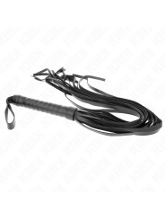 LÁTIGO BDSM KINK COLA LARGA MANGO CORTO NEGRO 70CM DE LA MARCA KINK IMPACT & TOUCH