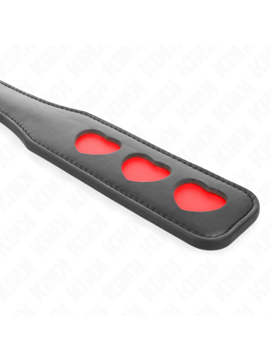 PALA BDSM CORAZONES KINK 32 CM - CUERO DE LA MARCA KINK IMPACT & TOUCH