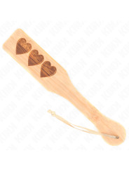 PALA BDSM BAMBÚ CORAZÓN 32CM - KINK DE LA MARCA KINK IMPACT & TOUCH