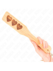 PALA BDSM BAMBÚ CORAZÓN 32CM - KINK DE LA MARCA KINK IMPACT & TOUCH