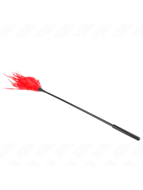 KINK - PLUMAS MÚLTIPLES PARA COSQUILLAS ROJO 45 CM DE LA MARCA KINK IMPACT & TOUCH