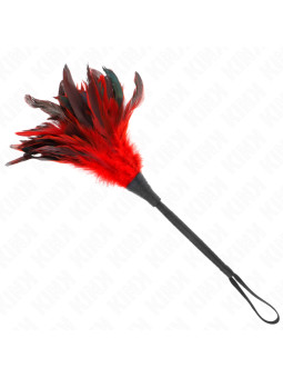 PLUMAS DE POLLO KINK PARA COSQUILLAS ROJO 36 CM DE LA MARCA KINK IMPACT & TOUCH