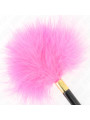 PLUMAS COSQUILLAS METAL DORADO FUCSIA 18 CM KINK DE LA MARCA KINK IMPACT & TOUCH