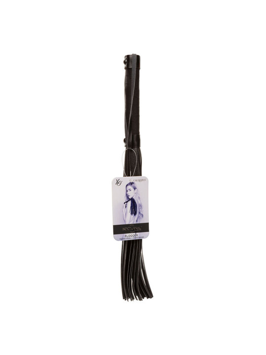 AZOTADOR DE CUERO NEGRO CALEXOTICS NOCTURNAL DE LA MARCA CALEXOTICS