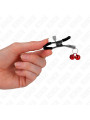 PINZAS PARA PEZONES CON CAMPANILLAS KINK ROJO 6 CM DE LA MARCA KINK NIPPLE GRIP