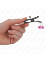 PINZAS PARA PEZONES CON CAMPANILLAS KINK ROSA 6 CM DE LA MARCA KINK NIPPLE GRIP