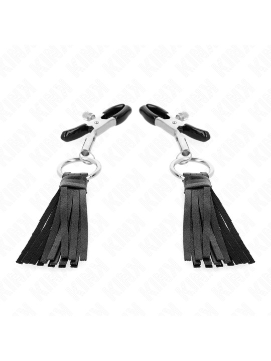 PINZAS PARA PEZONES CON BORLAS KINK - ESTIMULACIÓN BDSM DE LA MARCA KINK NIPPLE GRIP