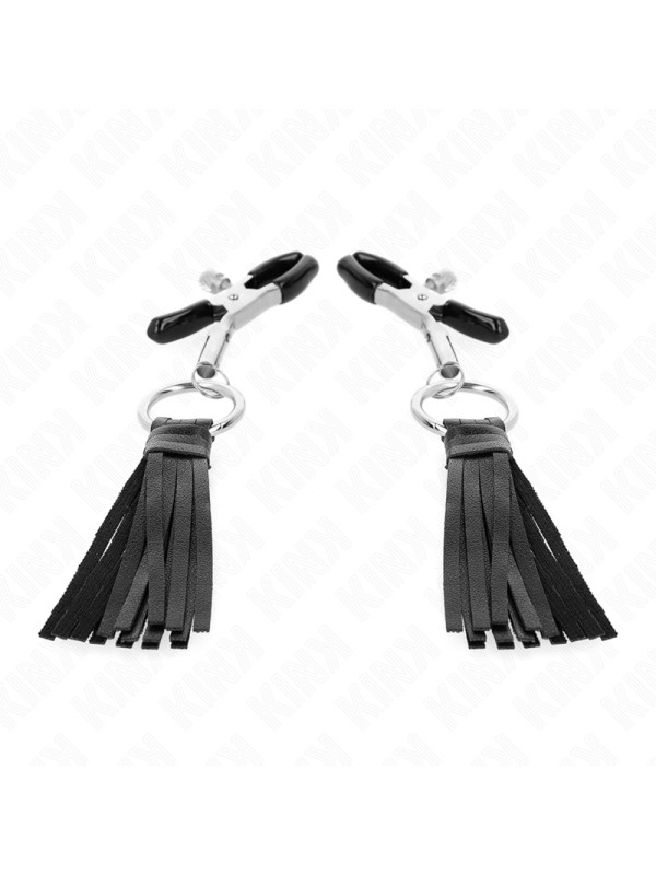 PINZAS PARA PEZONES CON BORLAS KINK - ESTIMULACIÓN BDSM DE LA MARCA KINK NIPPLE GRIP
