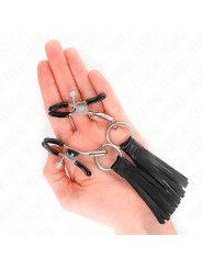 PINZAS PARA PEZONES CON BORLAS KINK - ESTIMULACIÓN BDSM DE LA MARCA KINK NIPPLE GRIP