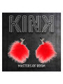 PINZAS PARA PEZONES CON PLUMA KINK ROJO 7 CM DE LA MARCA KINK NIPPLE GRIP