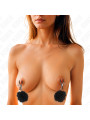 PINZAS PARA PEZONES CON POMPÓN NEGRO KINK 6 CM DE LA MARCA KINK NIPPLE GRIP