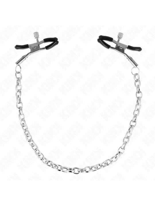 PINZAS PARA PEZONES CON CADENA KINK - ESTIMULACIÓN BDSM DE LA MARCA KINK NIPPLE GRIP