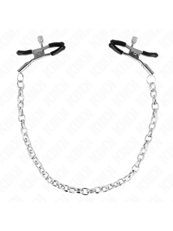 PINZAS PARA PEZONES CON CADENA KINK - ESTIMULACIÓN BDSM DE LA MARCA KINK NIPPLE GRIP