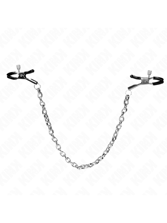 PINZAS PARA PEZONES CON CADENA KINK - ESTIMULACIÓN BDSM DE LA MARCA KINK NIPPLE GRIP