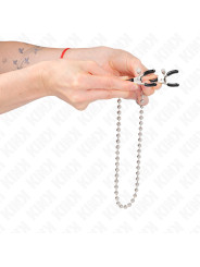 PINZAS PARA PEZONES CON CADENA DE BOLAS KINK 30 CM DE LA MARCA KINK NIPPLE GRIP