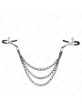 PINZAS PARA PEZONES CON CADENAS KINK - NEGRO 20/23/28 CM DE LA MARCA KINK NIPPLE GRIP
