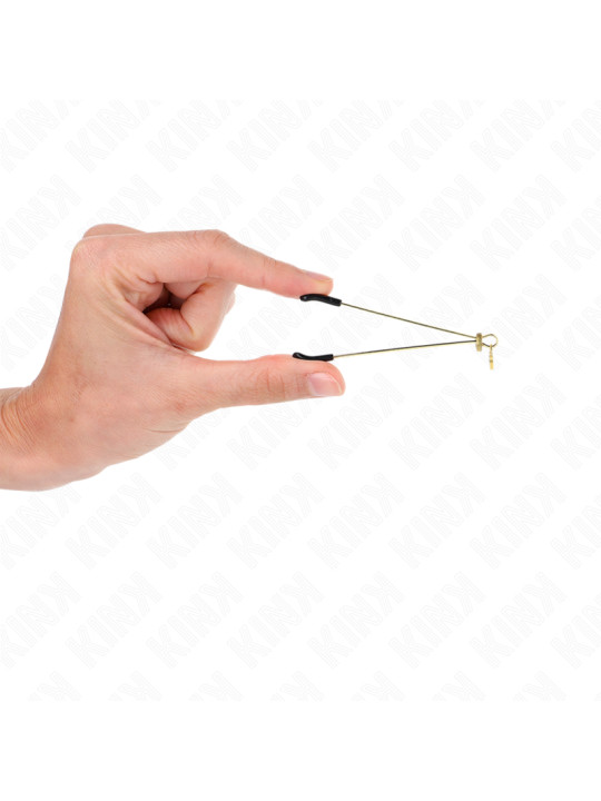 PINZAS PARA PEZONES DORADAS KINK 7 CM DE LA MARCA KINK NIPPLE GRIP