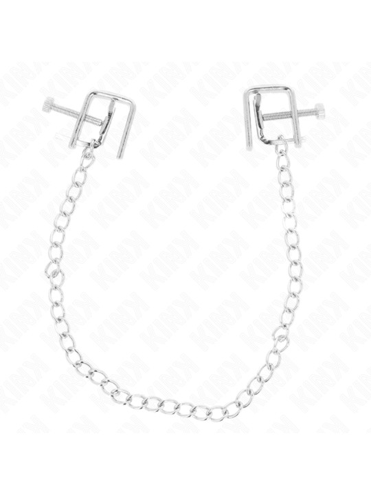PINZAS PARA PEZONES CON CADENA KINK - ESTIMULACIÓN BDSM DE LA MARCA KINK NIPPLE GRIP