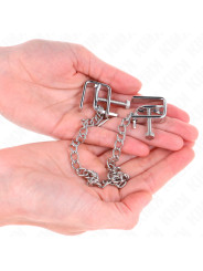 PINZAS PARA PEZONES CON CADENA KINK - ESTIMULACIÓN BDSM DE LA MARCA KINK NIPPLE GRIP