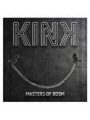 PINZAS PARA PEZONES CON CADENA NEGRO PLATEADO 30 CM DE LA MARCA KINK NIPPLE GRIP