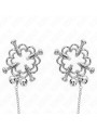 PINZAS PARA PEZONES CON CADENA FLOR METÁLICA KINK DE LA MARCA KINK NIPPLE GRIP