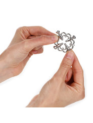 PINZAS PARA PEZONES METÁLICAS CON FLOR KINK DE LA MARCA KINK NIPPLE GRIP