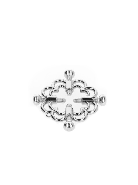 PINZAS PARA PEZONES METÁLICAS CON FLOR KINK DE LA MARCA KINK NIPPLE GRIP