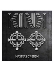 PINZAS PARA PEZONES METÁLICAS CON FLOR KINK DE LA MARCA KINK NIPPLE GRIP