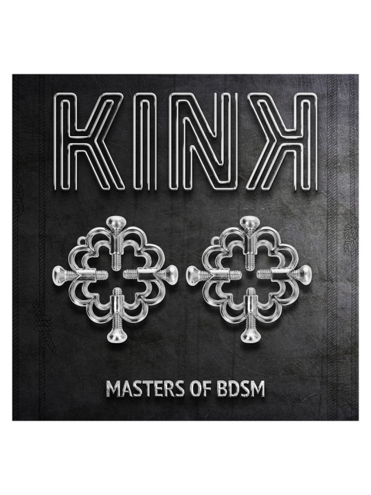 PINZAS PARA PEZONES METÁLICAS CON FLOR KINK DE LA MARCA KINK NIPPLE GRIP