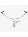 PINZAS PARA PEZONES CON CAMPANA DORADO Y CADENA KINK DE LA MARCA KINK NIPPLE GRIP