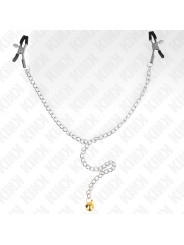 PINZAS PARA PEZONES CON CAMPANA DORADO Y CADENA KINK DE LA MARCA KINK NIPPLE GRIP