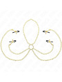 PINZAS PARA PEZONES Y CLÍTORIS 4 ENGANCHES AJUSTABLES DORADO KINK DE LA MARCA KINK NIPPLE GRIP