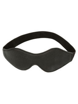 ANTIFAZ DE CUERO NEGRO PARA APAGÓN SENSORIAL TOTAL DE LA MARCA CALEXOTICS