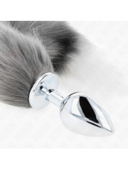 PLUG ANAL CON COLA SINTÉTICA TALLA L KINK DE LA MARCA KINK PLEASURE PLUGS