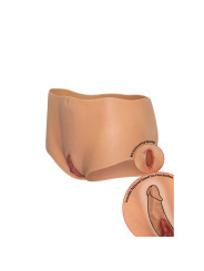 BRAGA CON VAGINA Y ANO ABIERTOS SILICONA REALISTA DE LA MARCA HIDDEN DESIRE