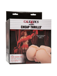 MASTURBADOR DOBLE ENTRADA REALISTA CALEXOTICS PEEP SHOW DE LA MARCA CALEXOTICS